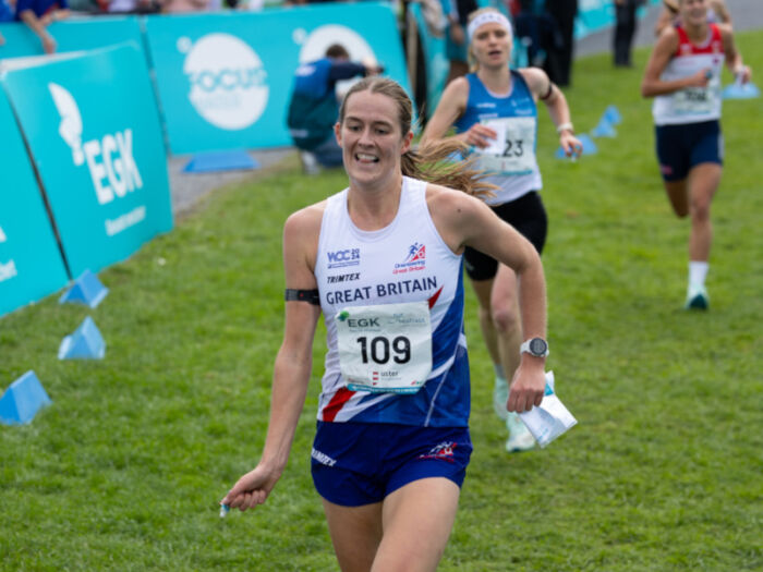 Grace wins the silver medal in the World Cup KO Sprint