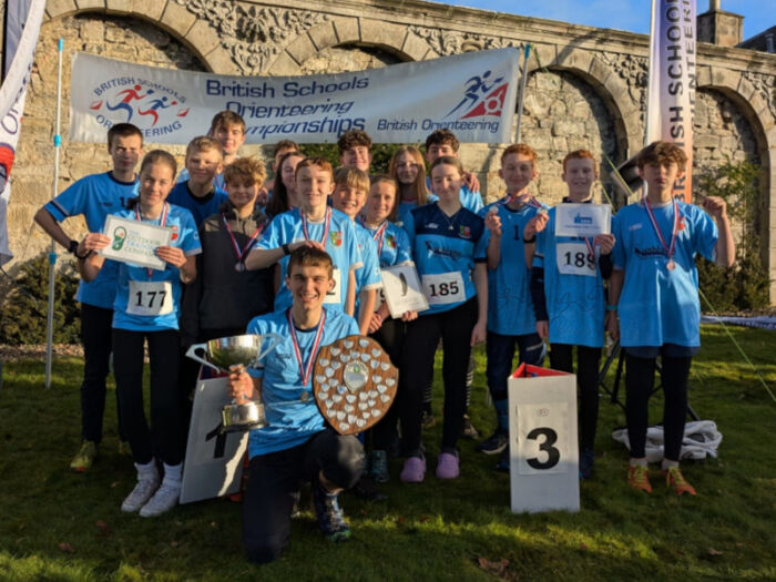 The victorious Dunblane HS team