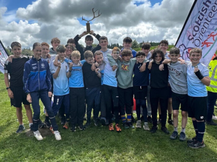 The winning Dunblane HS team